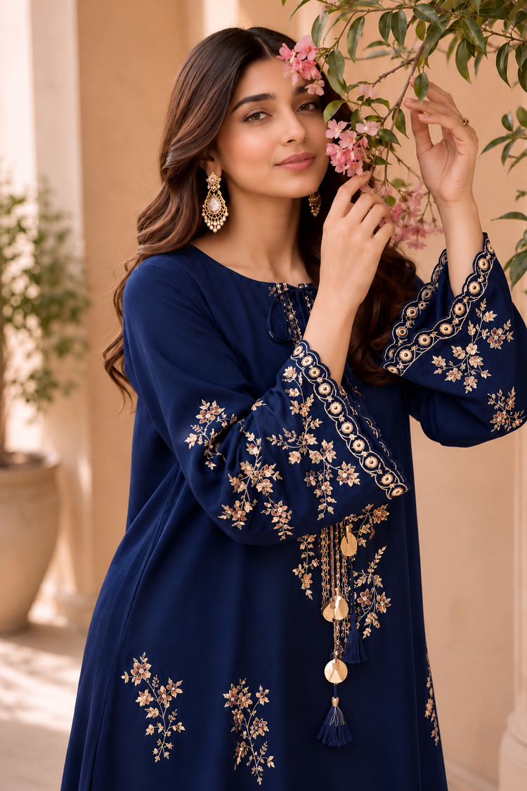Blue kaftan 2 Piece