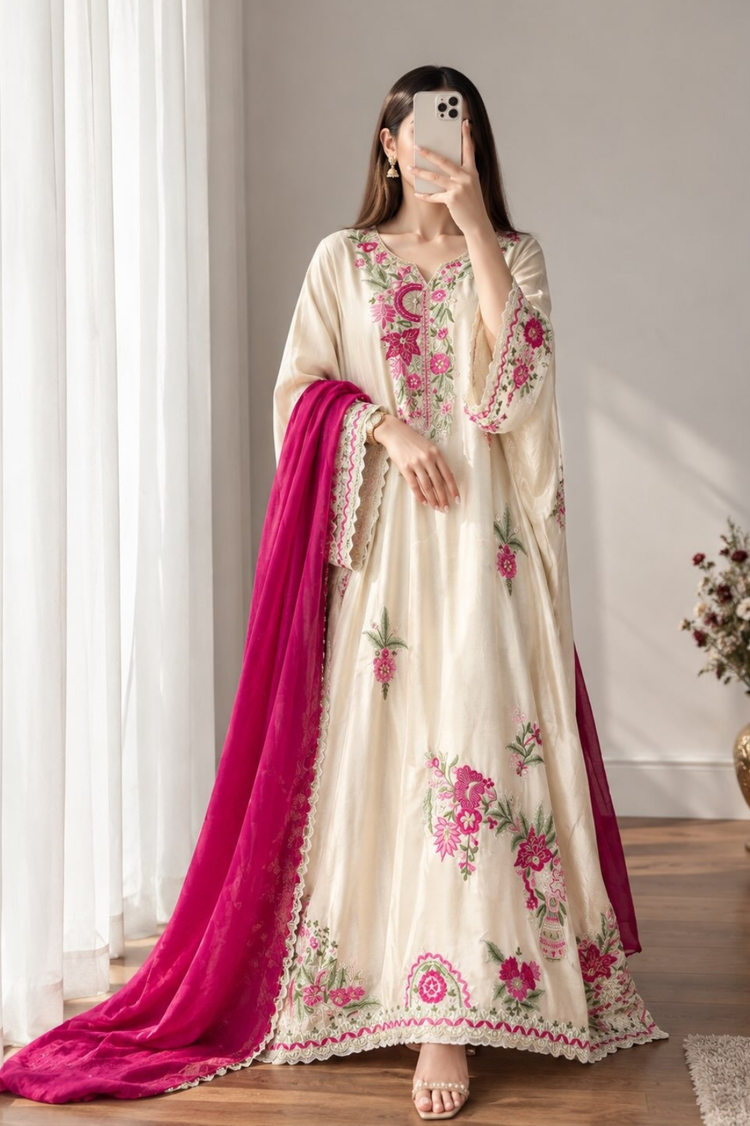 White Kaftaan 3 Piece