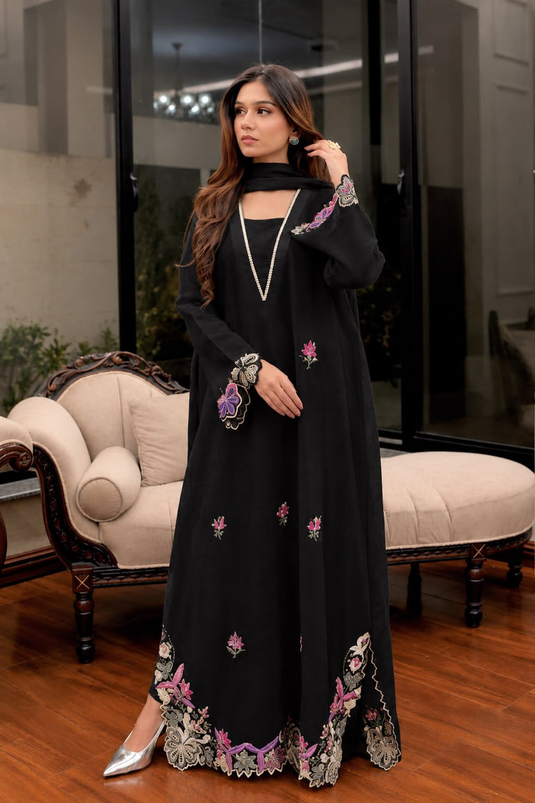 Black Kaftan 3 Piece