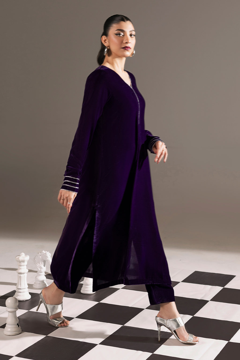 Purple Royal velvet 2pc