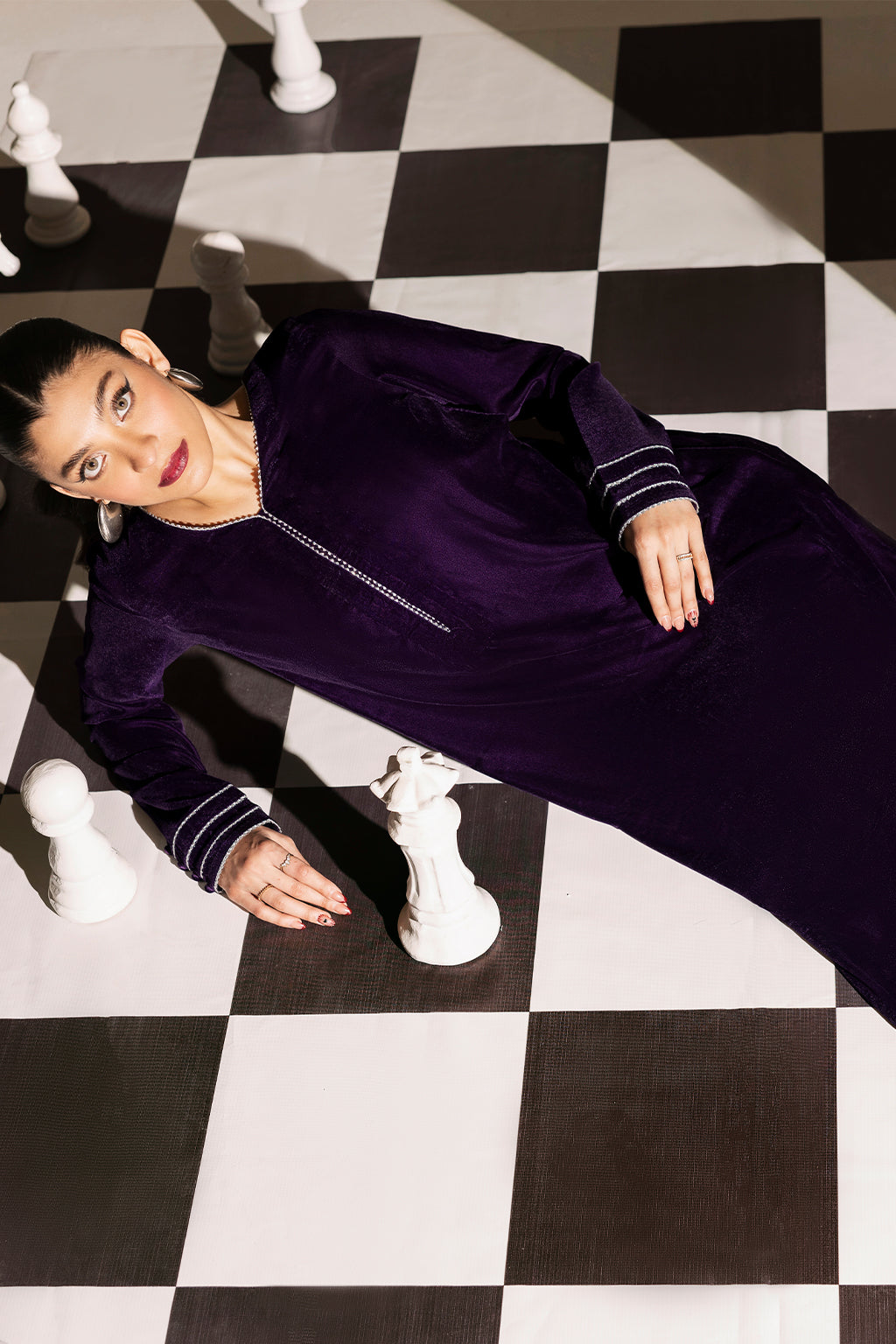 Purple Royal velvet 2pc