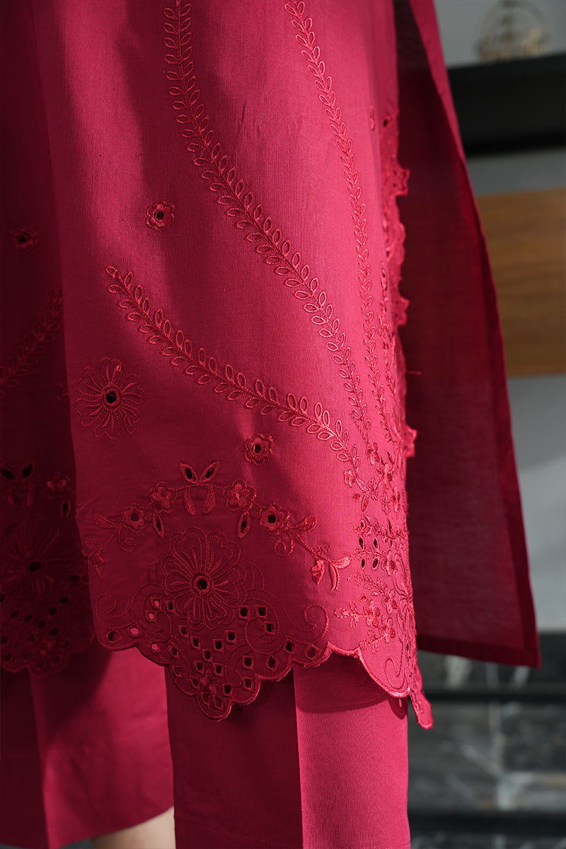 Maroon Jora 3pc