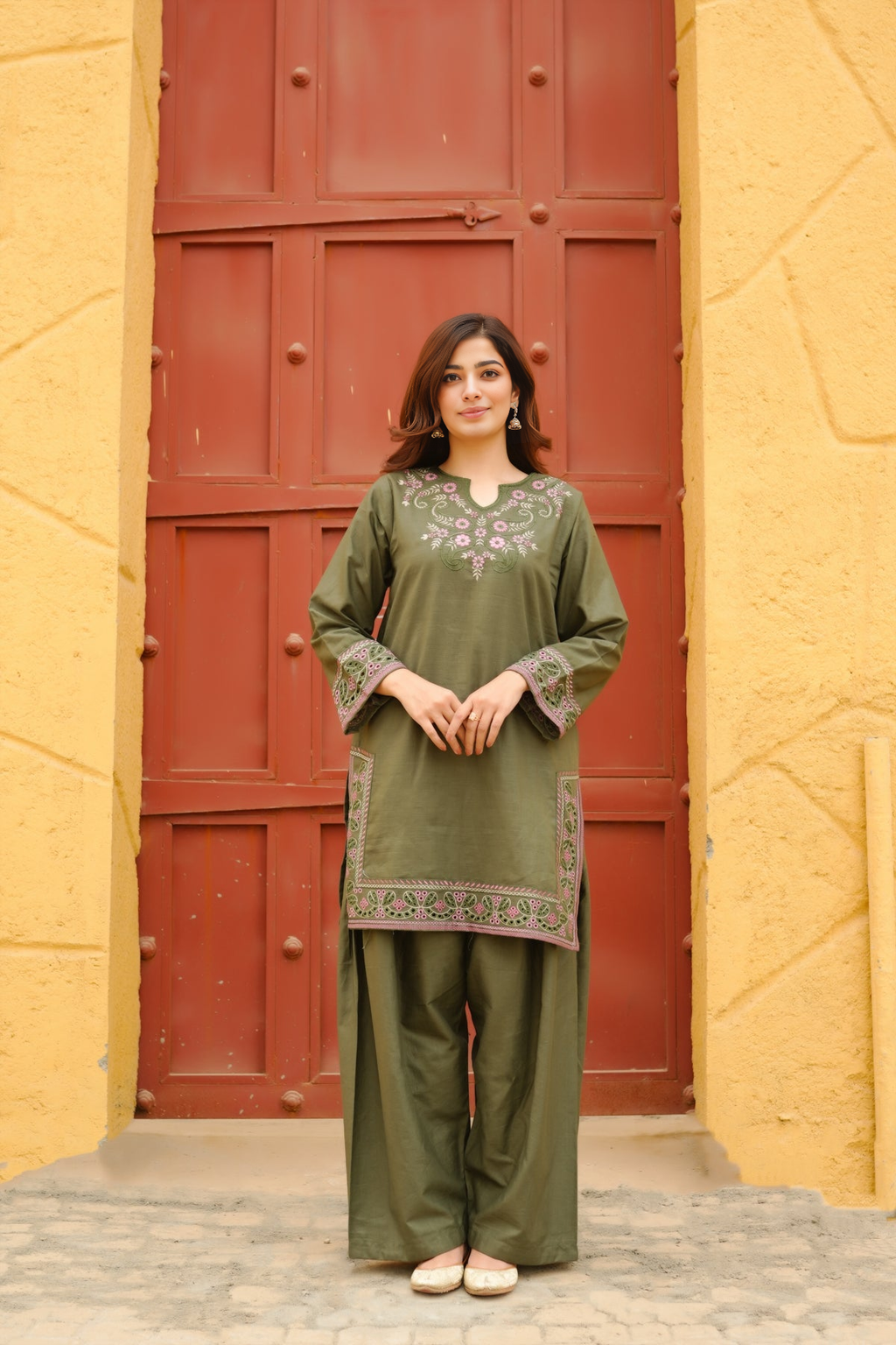 Zimal 2Pc (Farshi Shalwar)  - PEZ11