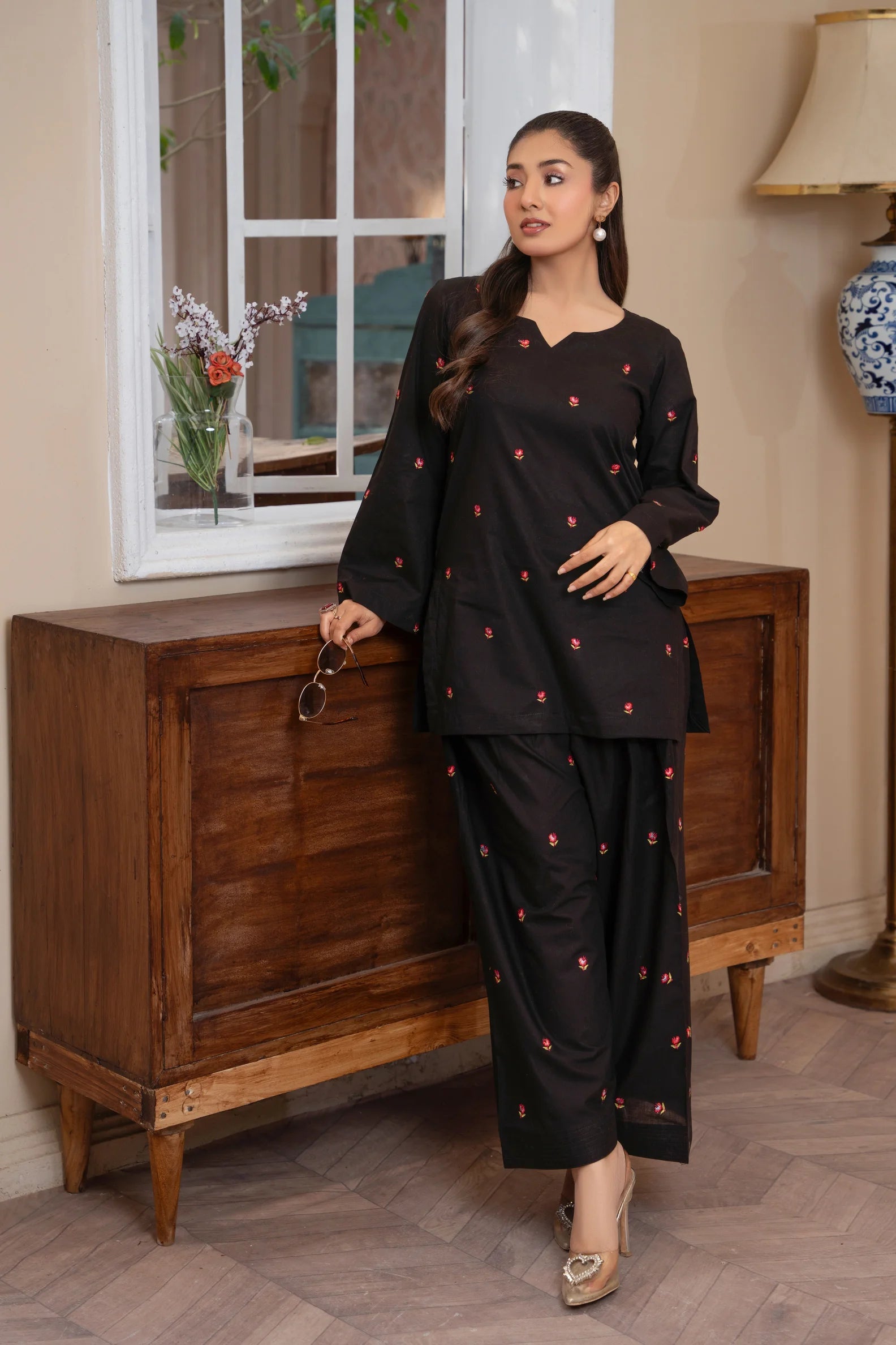 Sarosh 2PC (Farshi Shalwar)  - PEZ18