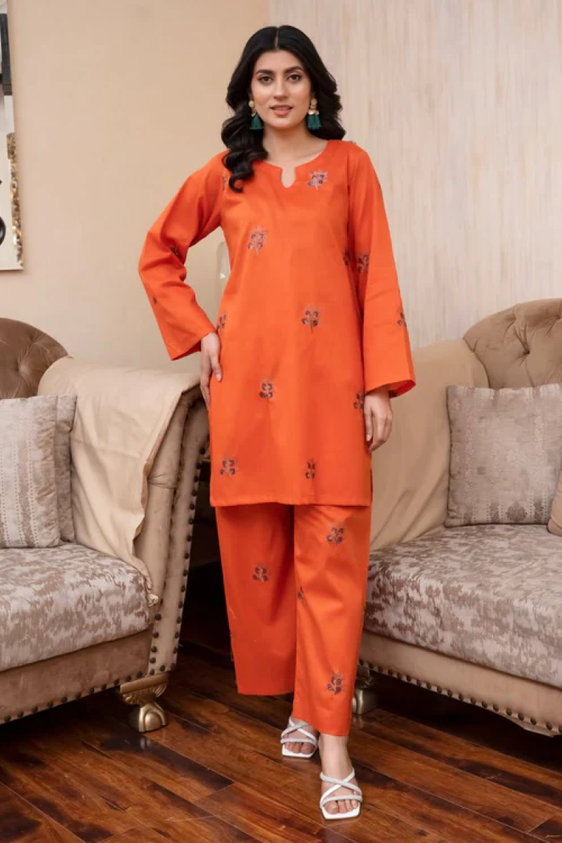 Orange Bloom 2pcs