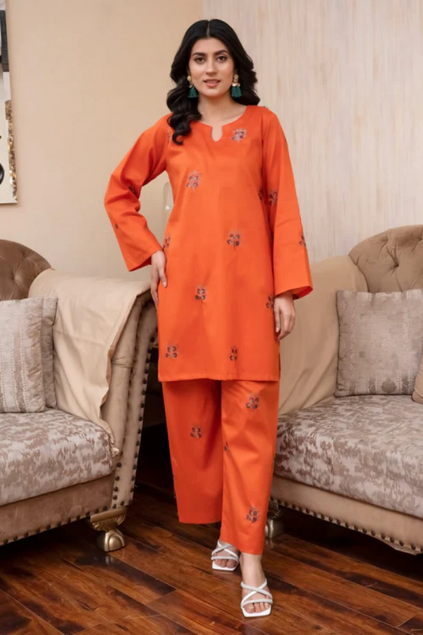 Orange Bloom 2pcs