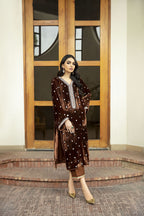 Brown Velvet 2 Piece