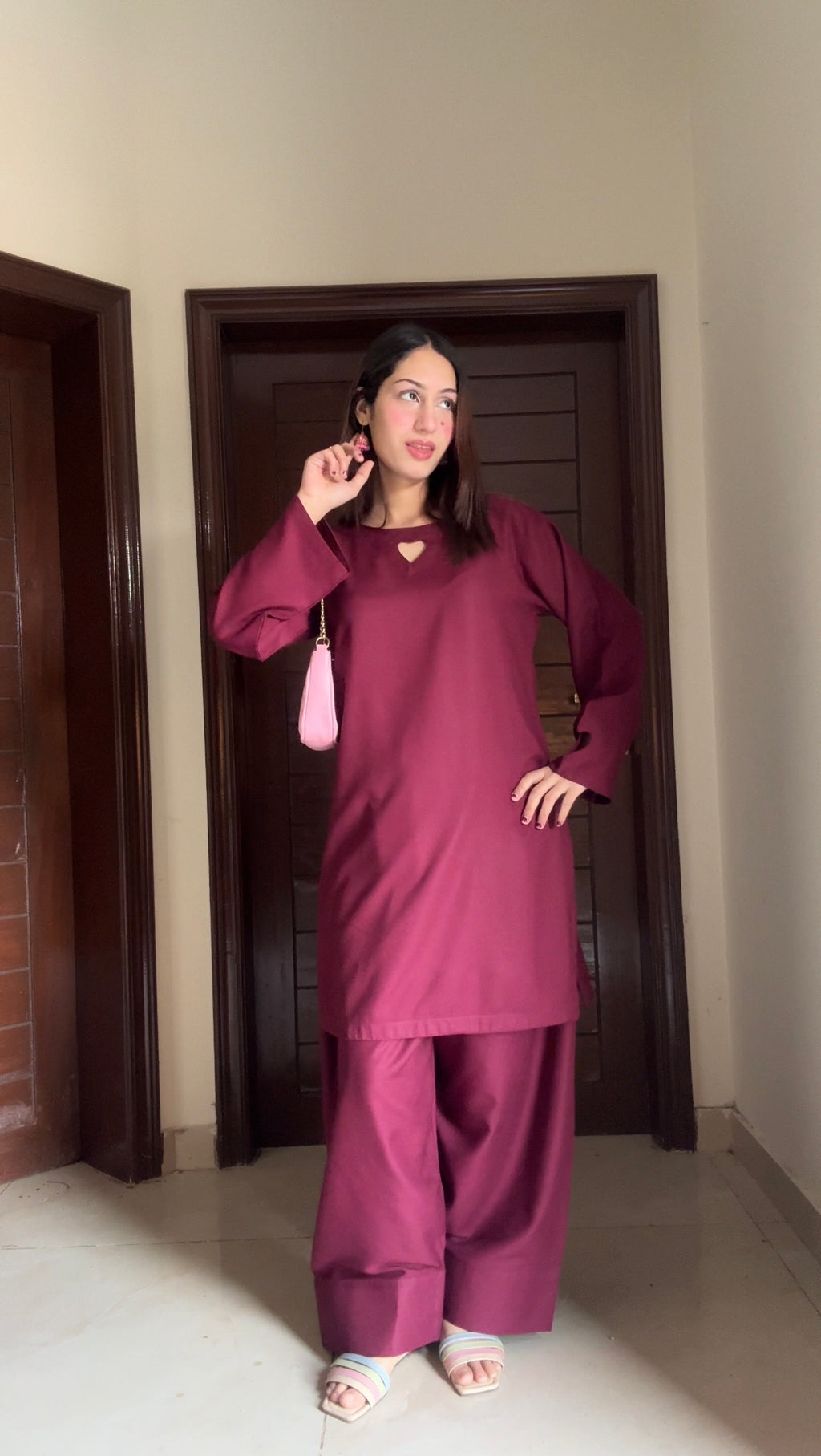 Velora 2 Piece (Maroon)