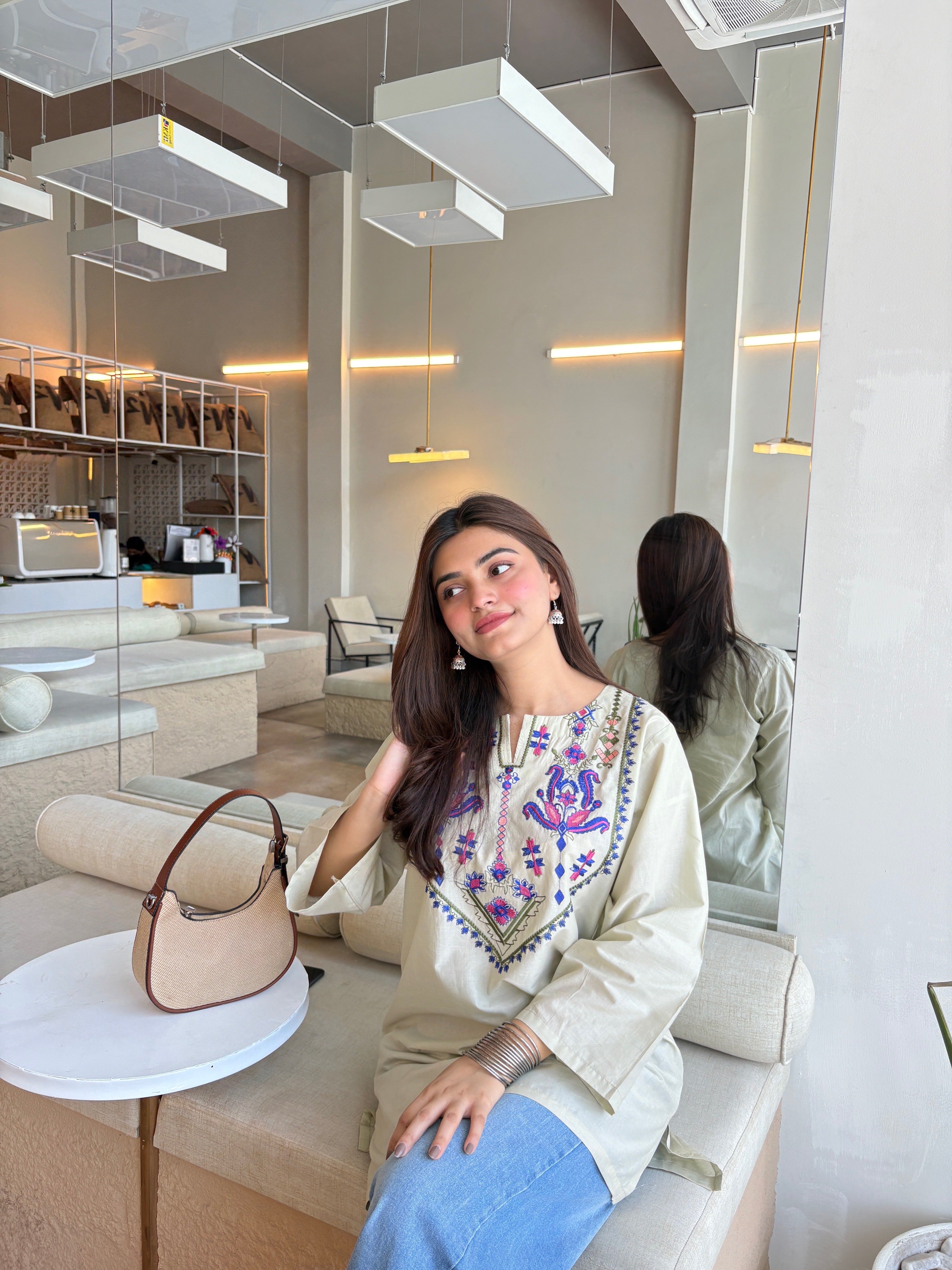 ivory kurti