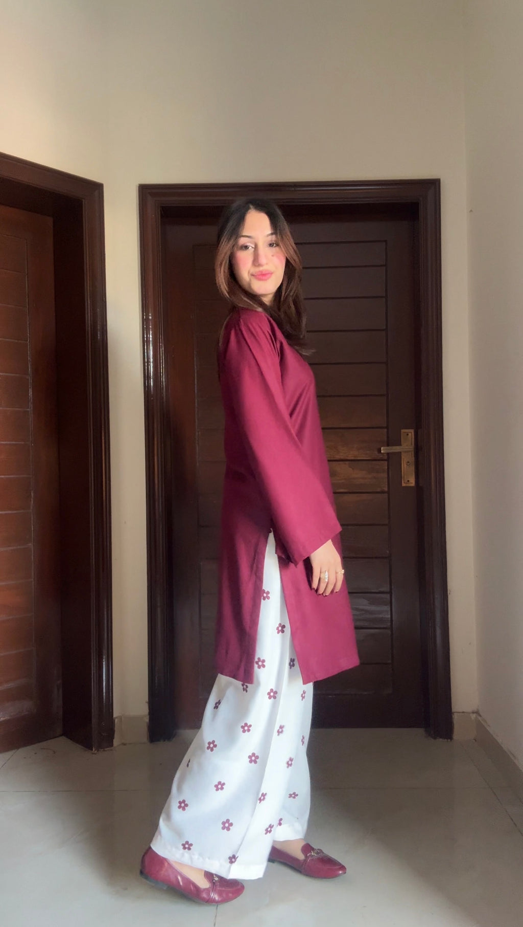 Solid Set 2 Piece (Maroon)