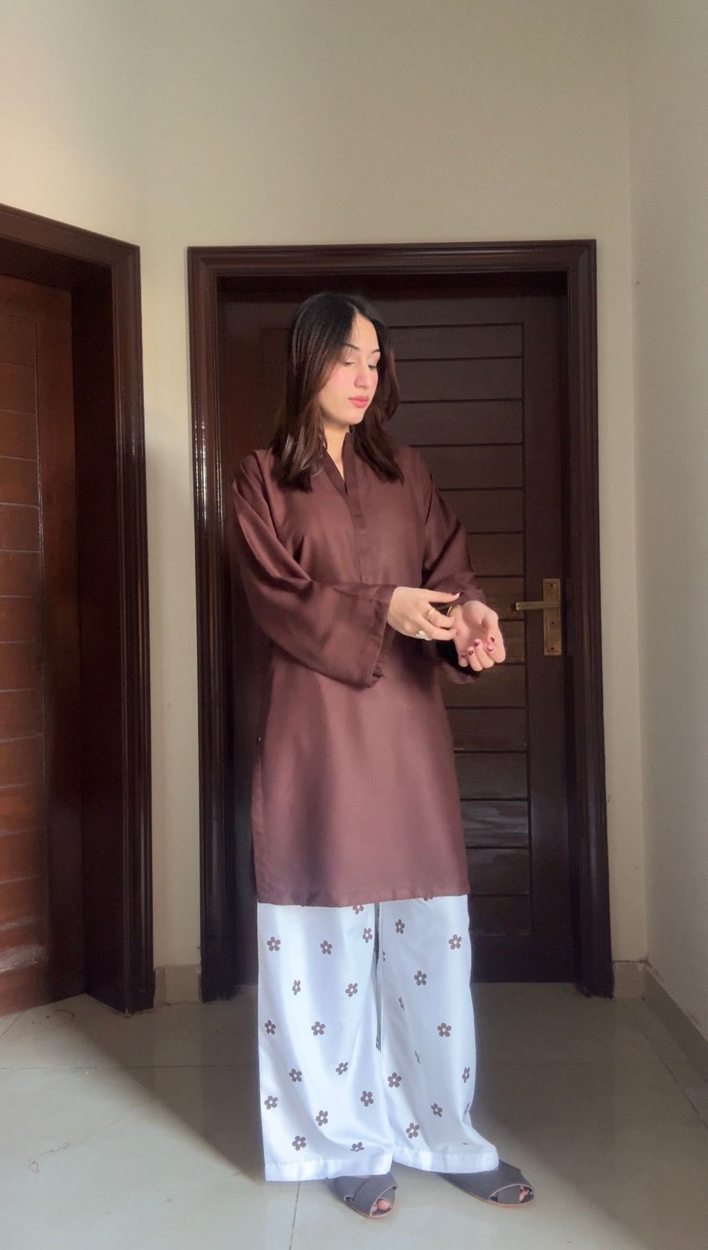 Solid Set 2 Piece (Brown)