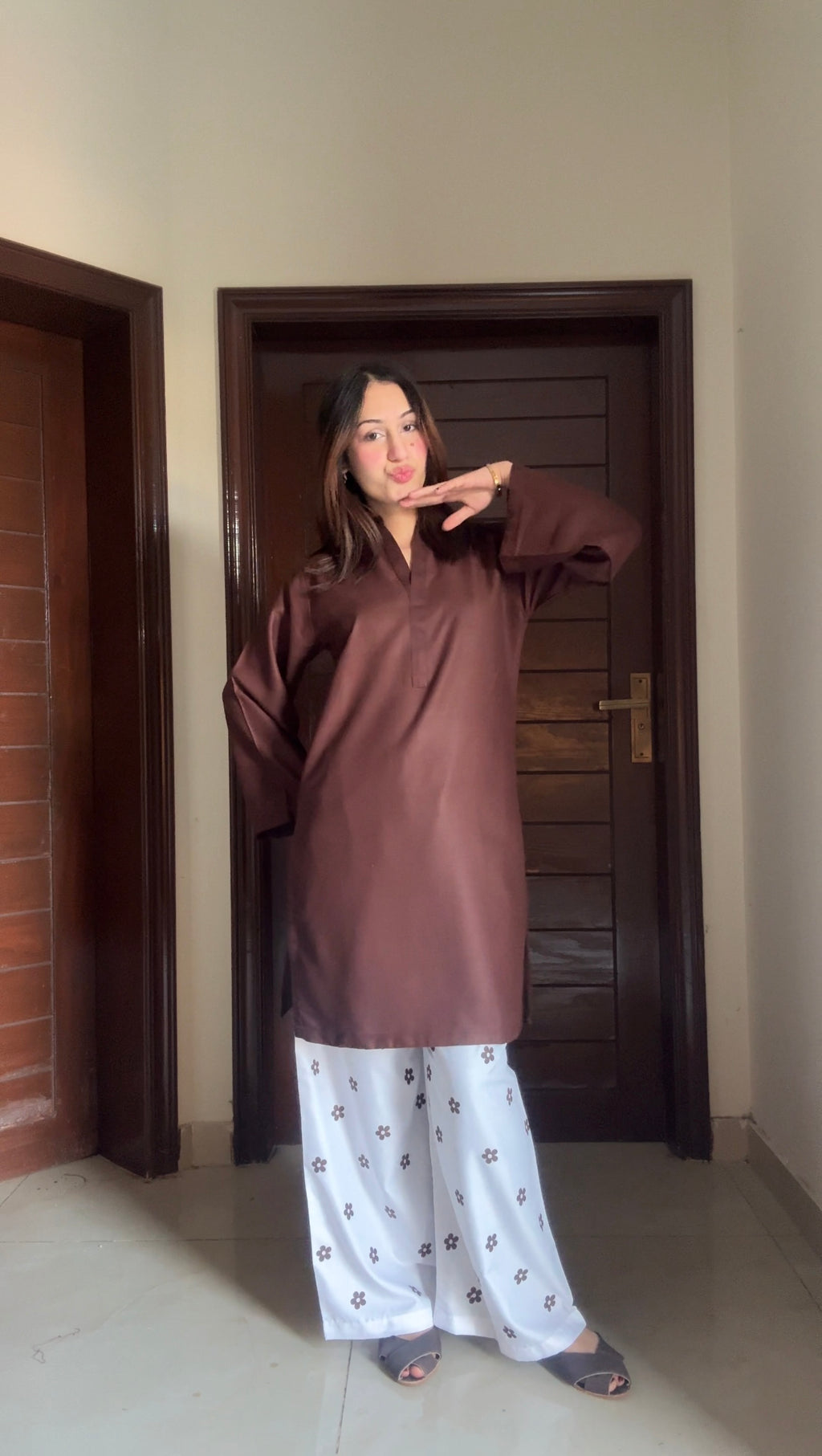 Solid Set 2 Piece (Brown)