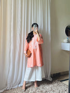 Peach Kurti 2pc