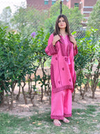 Miraal 2PC Pink (Farshi Shalwar)  - PEZ32