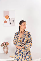 Unstitched Lawn 2Pc Printed (Purple)