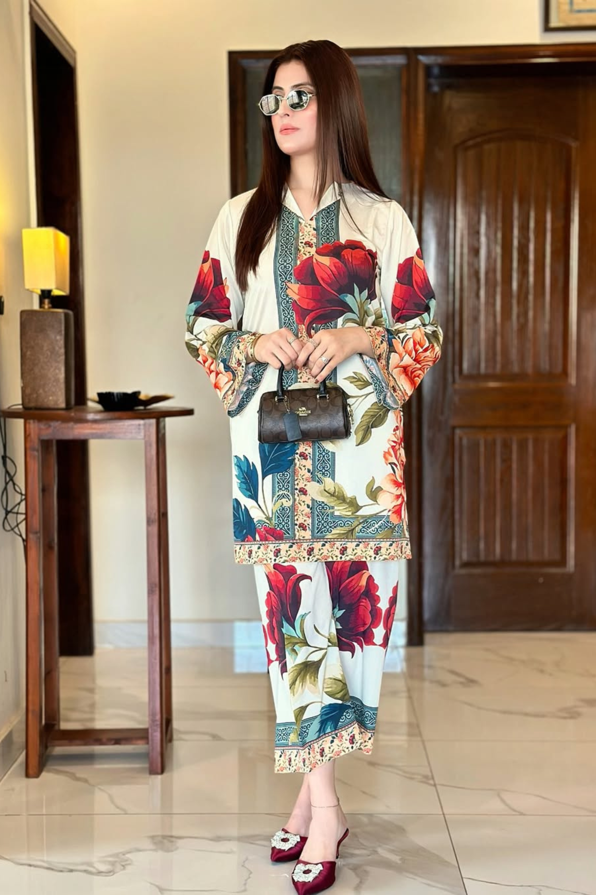 Rosy 2PC (Printed) - PEZ53