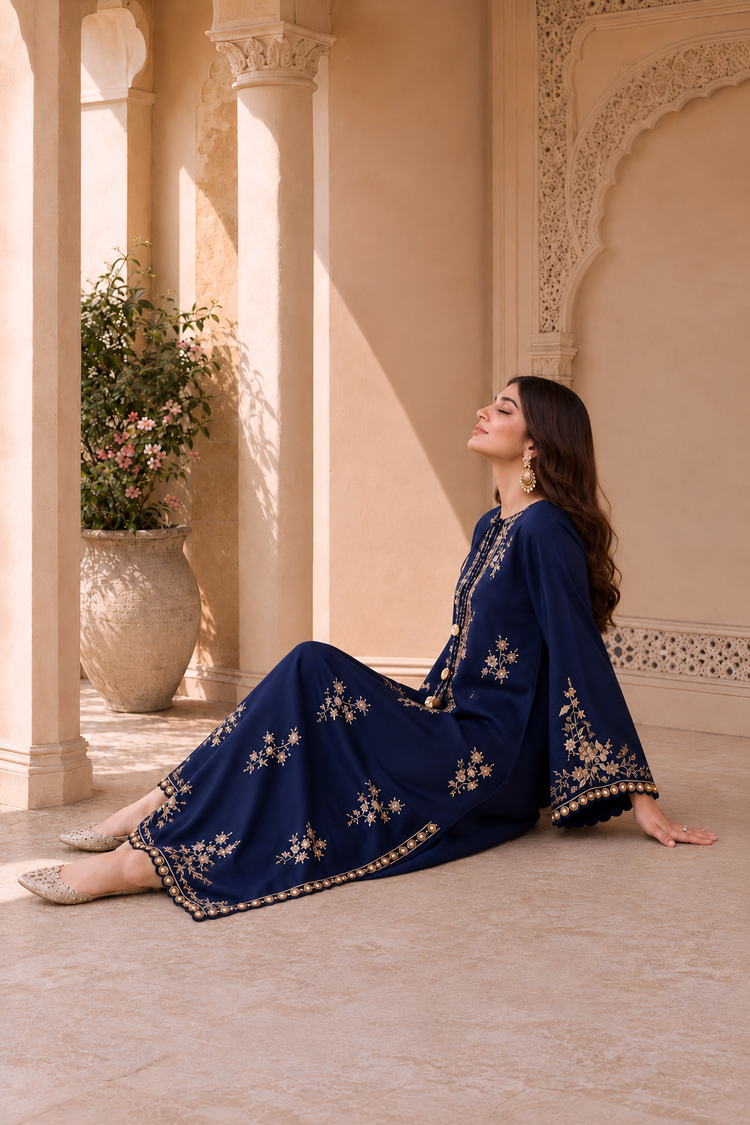 Blue kaftan 2 Piece