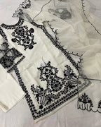 Pezwaan Organza 3pc (Wedding Special)  - PEZ12