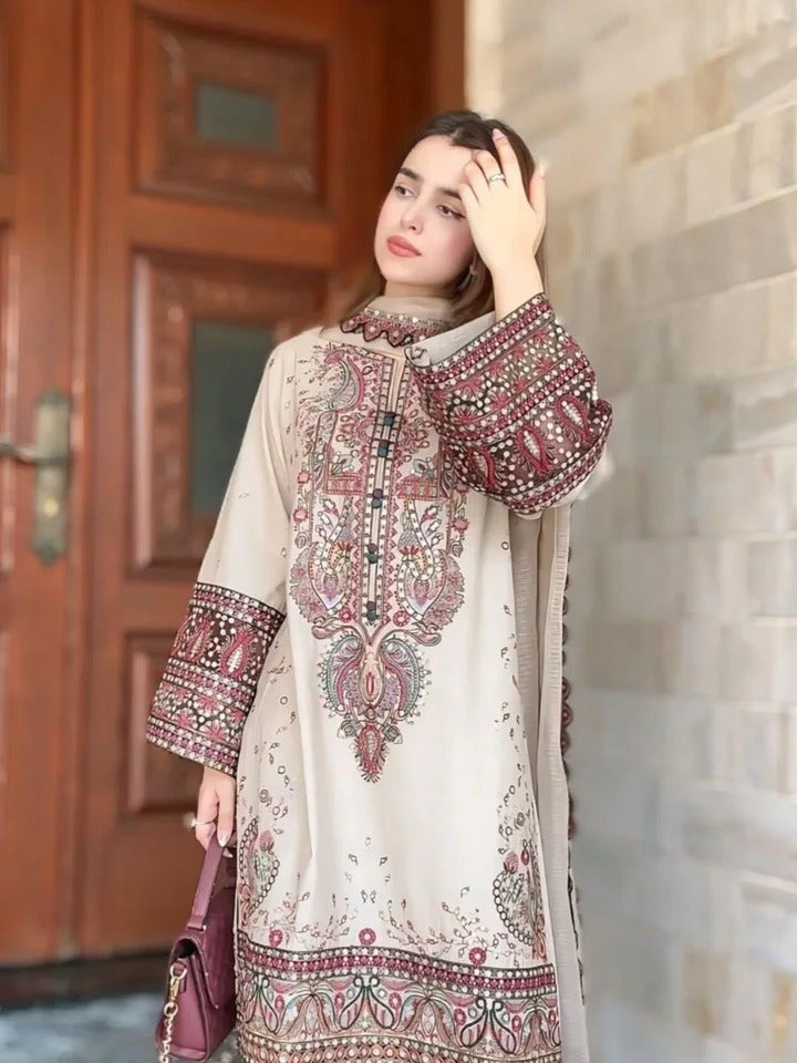 Mahira 3 Piece