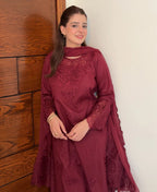 Maroon Caspian 3 Piece
