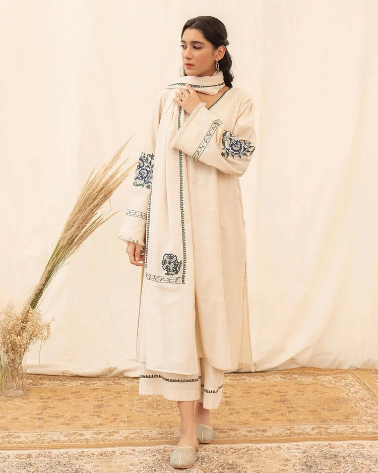 Ivory Leaf 3 piece