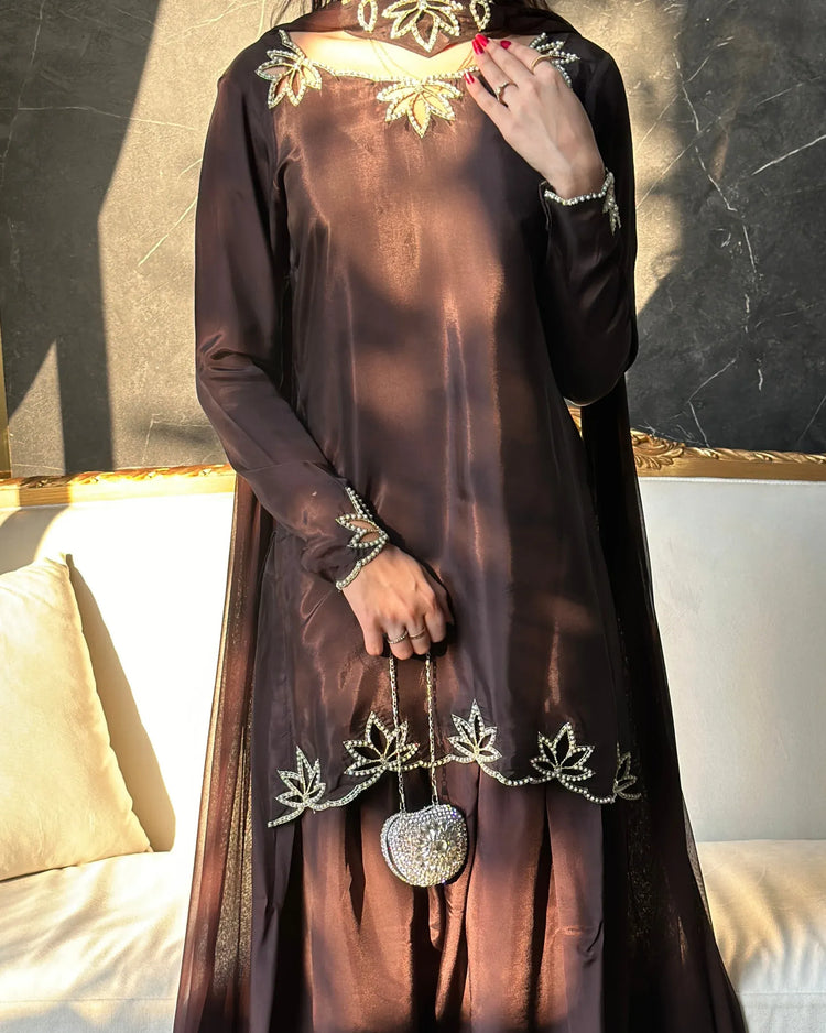 Luxury Brown  3 Piece