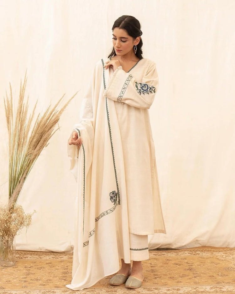 Ivory Leaf 3 piece